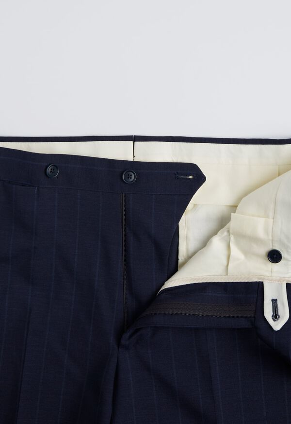 Paul Stuart Phineas Cole Wool Navy Tonal Stripe Suit, image 6