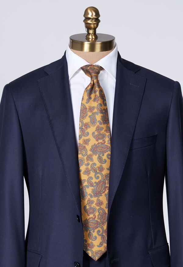 Paul Stuart Silk Paisley Print Tie, image 4