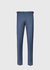 Paul Stuart Wool Blend Mid Blue Trouser, thumbnail 1
