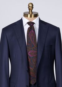 Paul Stuart Wool Paisley Tie, thumbnail 2