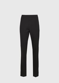 Paul Stuart Black Pinstripe Side Zip Pant, thumbnail 1