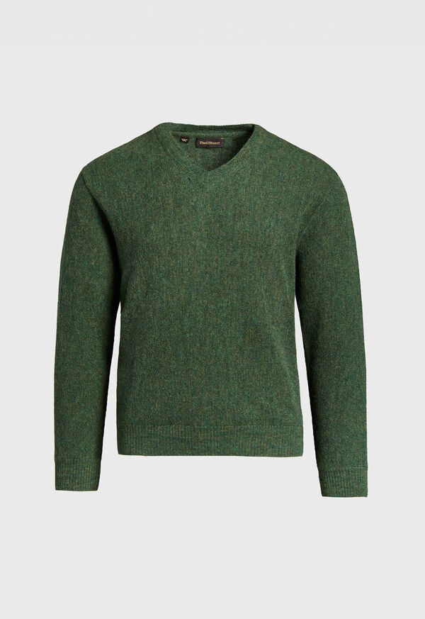 Paul Stuart Classic Alpaca Links V-Neck Sweater, image 1
