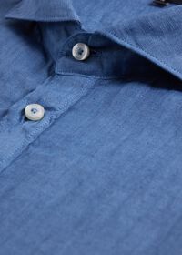 Paul Stuart Linen Half Placket Sport Shirt, thumbnail 3