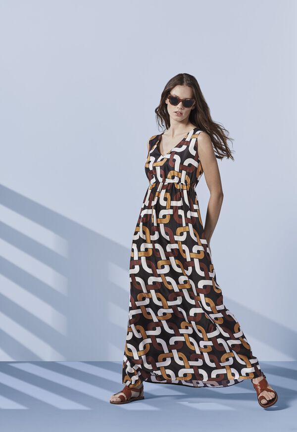 Paul Stuart Chain Link Print Dress, image 2