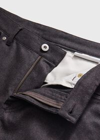 Paul Stuart Wool Flannel Five Pocket Pant, thumbnail 3