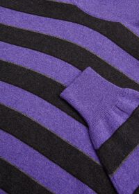 Paul Stuart Cashmere Regimental Stripe Turtleneck, thumbnail 2