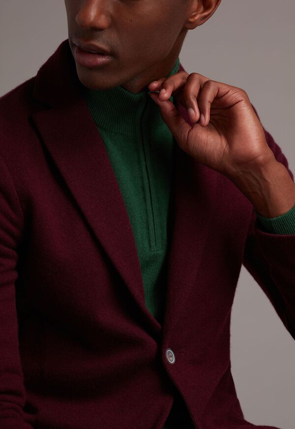 Paul Stuart Cashmere Single Ply 1/4 Zip Sweater, image 2