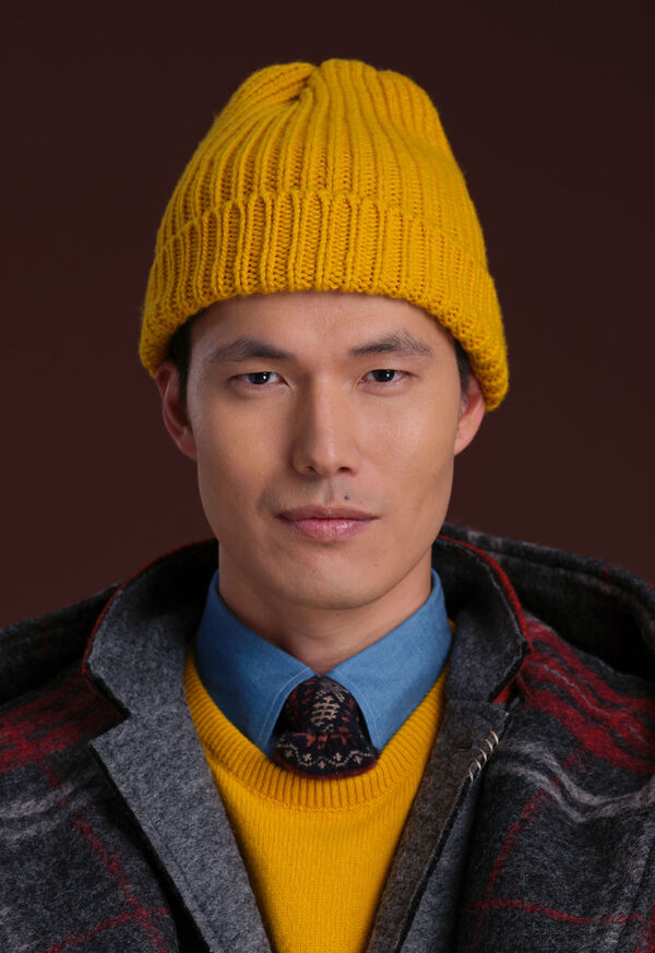 Paul Stuart Ribbed Wool Beanie, image 2
