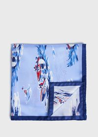 Paul Stuart Speed Boat Pocket Square, thumbnail 1