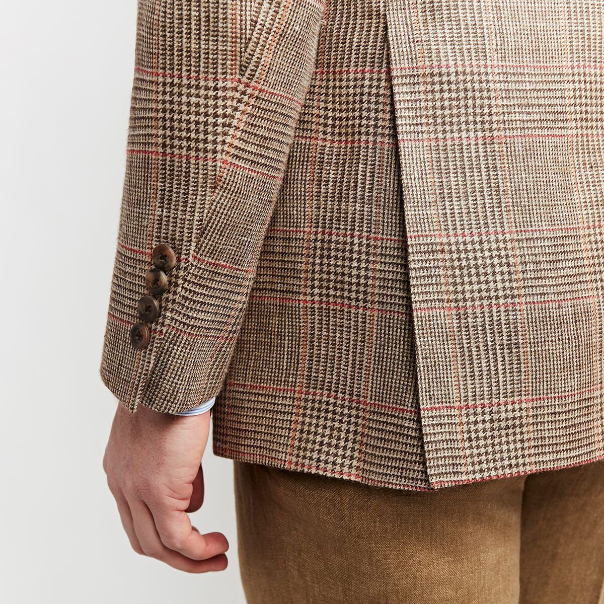 Paul Fit Plaid Sport Jacket