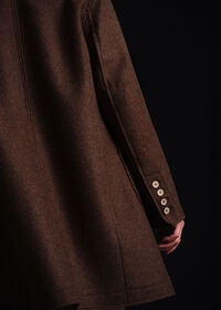 Paul Stuart Wool Raw Edge Coat, thumbnail 7