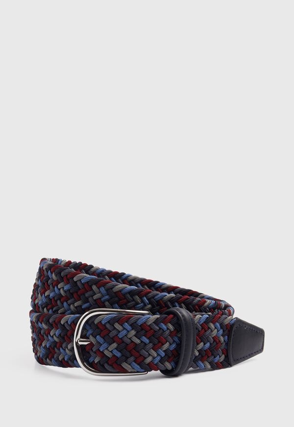 Paul Stuart Braided Stretch Belt, image 1