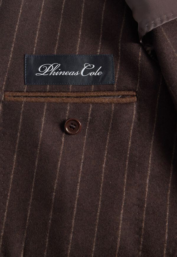 Paul Stuart Chalk Stripe Flannel Suit, image 5