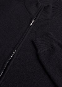 Paul Stuart Alpaca Links Stitch Full Zip Cardigan, thumbnail 2