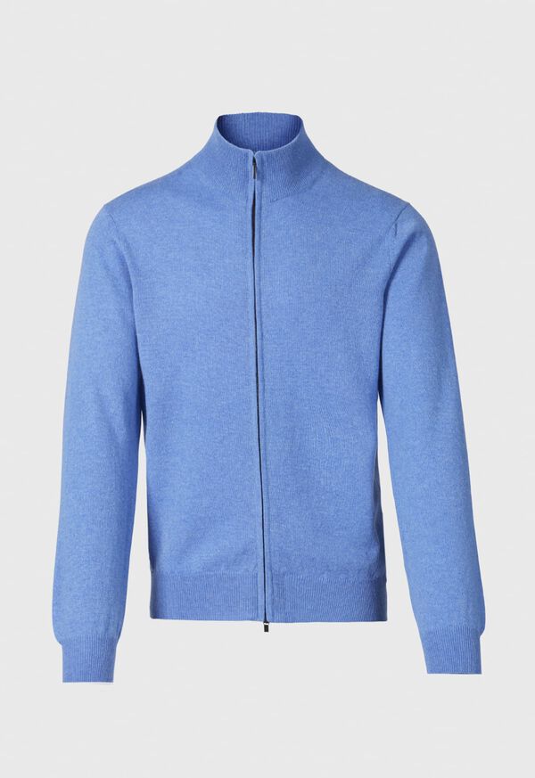 Paul Stuart Lightweight Cashmere Full Zip Cardigan, image 1