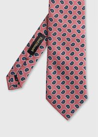 Paul Stuart Printed Silk Jacquard Small Pine Tie, thumbnail 1