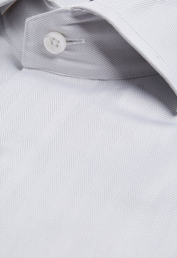 Paul Stuart Herringbone Weave Sport Shirt, image 2
