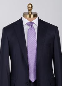 Paul Stuart Woven Silk Mélange Dot Tie, thumbnail 2