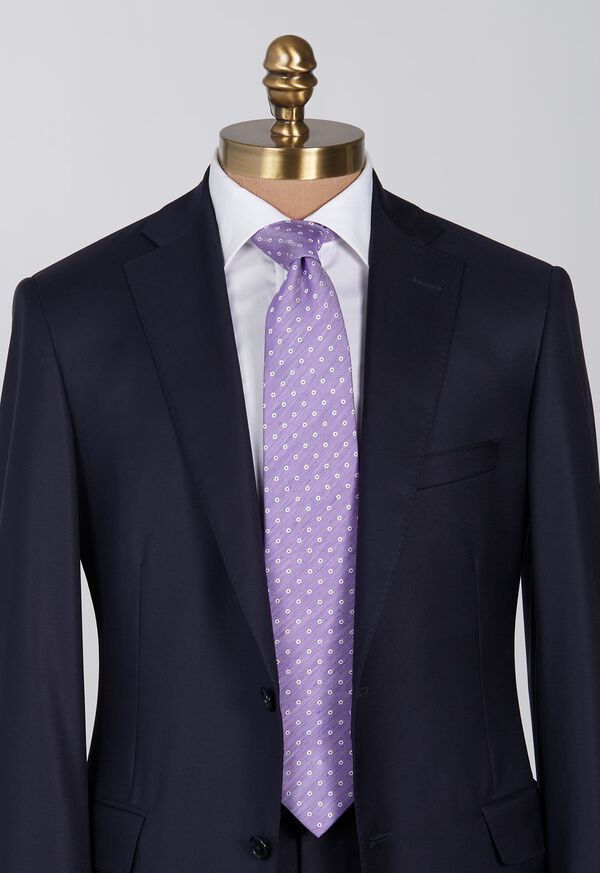 Paul Stuart Woven Silk Mélange Dot Tie, image 2