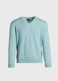 Paul Stuart Classic Cashmere V-Neck Sweater, thumbnail 11