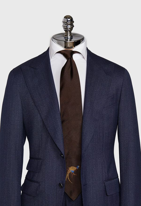 Paul Stuart Pheasant Silk Tie, image 2