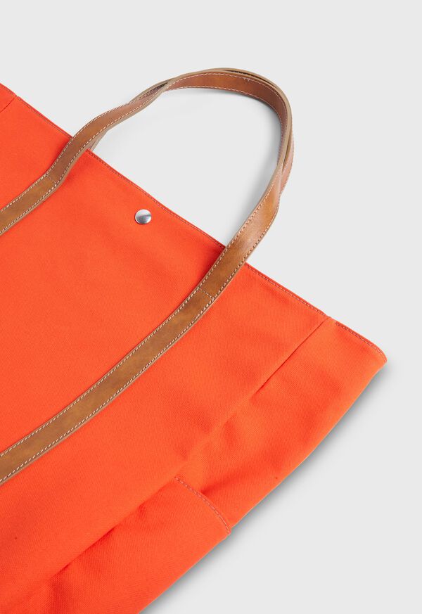 Paul Stuart Solid Color Tote Bag, image 2