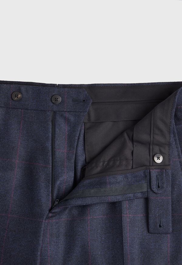 Paul Stuart Navy Plaid Soft Shoulder Suit, image 8