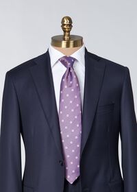 Paul Stuart Silk Jacquard Spaced Diamond Tie, thumbnail 2