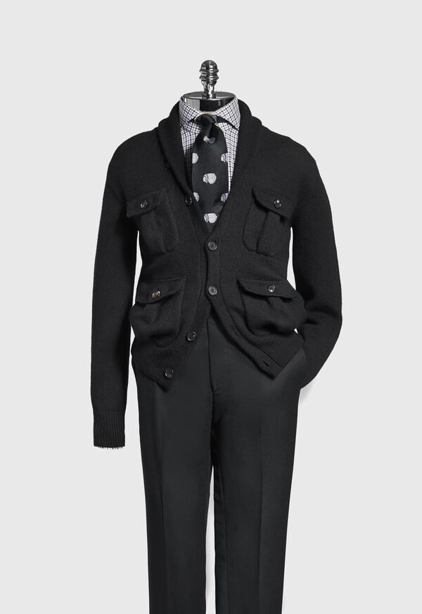 Paul Stuart Military Cardigan, image 1