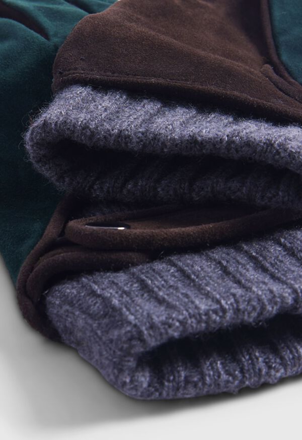 Paul Stuart Suede Driving Glove with Cashmere Inset, image 2