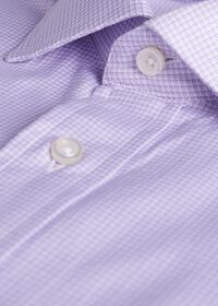 Paul Stuart Slim Fit Micro Check Dress Shirt, thumbnail 2