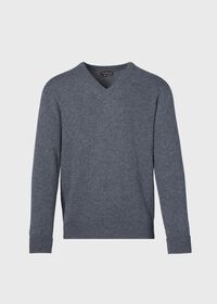 Paul Stuart Classic Cashmere V-Neck Sweater, thumbnail 1