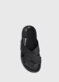 Paul Stuart Palau Woven Leather Slide, thumbnail 4