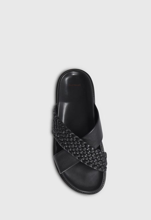 Paul Stuart Palau Woven Leather Slide, image 4