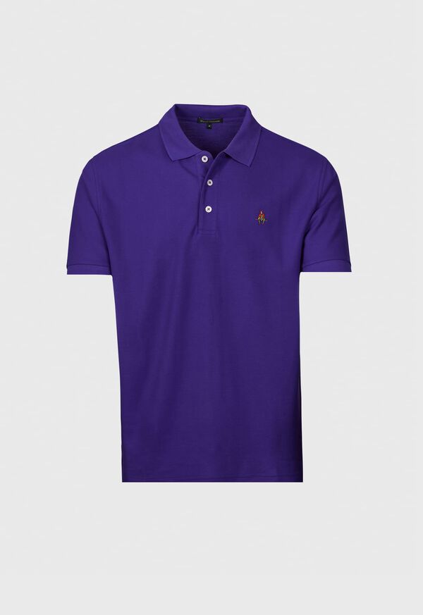 Paul Stuart Cotton Piqu&eacute; Logo Polo