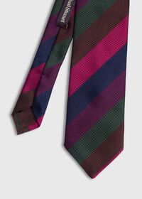 Paul Stuart Multi Color Bar Stripe Tie, thumbnail 1