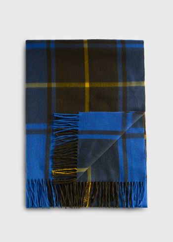Paul Stuart Woven Cashmere Plaid Scarf