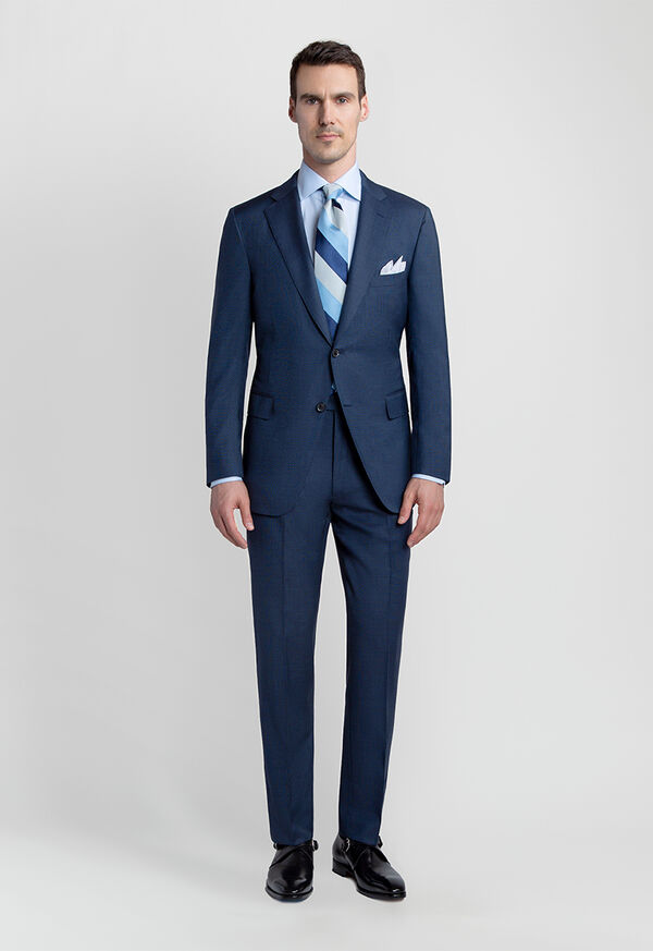 Paul Stuart Wool Pin Dot Suit, image 1