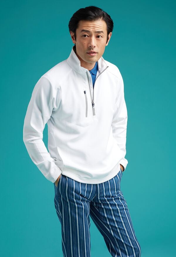 Paul Stuart Jersey Quarter Zip, image 2