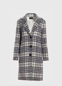 Paul Stuart Plaid Single Breasted Coat, thumbnail 1