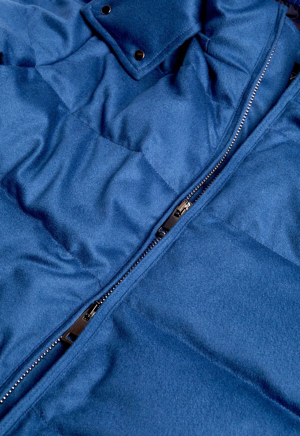 Paul Stuart Cashmere Quilted Down Puffer Jacket, image 8