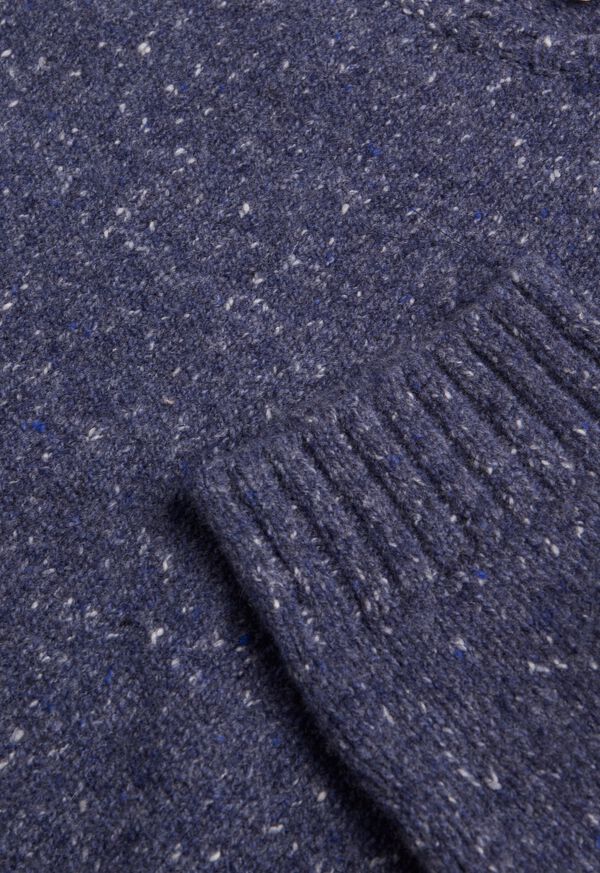 Paul Stuart Wool and Cashmere Blend Donegal Crewneck Sweater, image 2