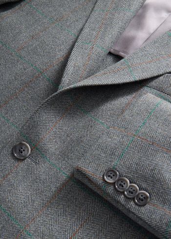 Paul Stuart Cashmere Deco Herringbone Jacket