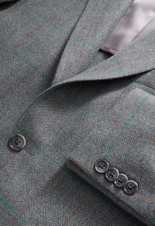 Paul Stuart Cashmere Deco Herringbone Jacket, image 2