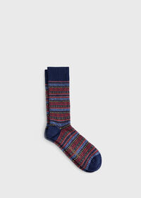 Paul Stuart Fairisle Crew Sock, thumbnail 1