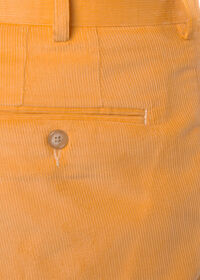 Paul Stuart Yellow Cord Plain Front Trouser, thumbnail 4