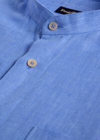 Paul Stuart Washed Linen Stand Collar Shirt, thumbnail 3