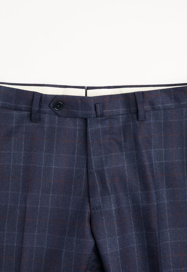 Paul Stuart Navy Plaid Wool Suit, image 6