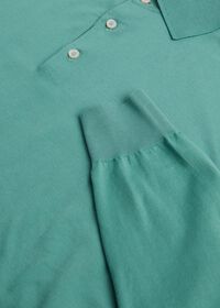 Paul Stuart Long Sleeve Cotton Polo Shirt, thumbnail 4