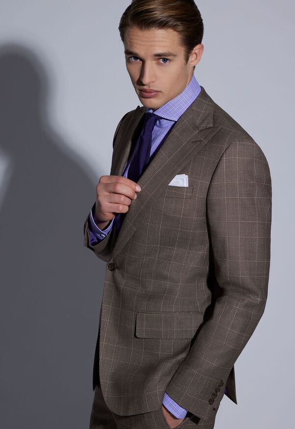 Paul Stuart Super 120s Wool Plaid Colman Suit, image 2